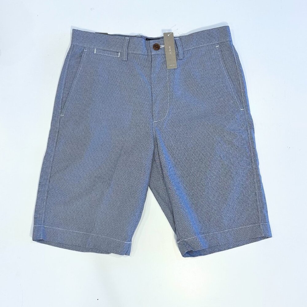 J Crew Club Shorts in Micro-Houndstooth